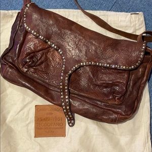 Campomaggi brown Italian leather bag
